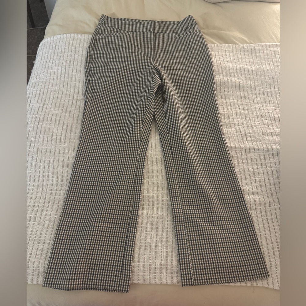 NWT Maeve Anthropologie Checkered Women's Pants Size 4